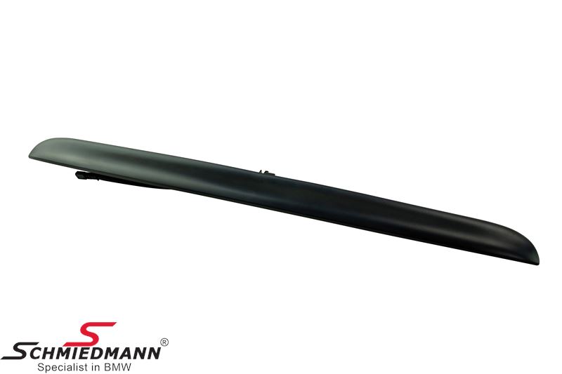 Handle trunklid inclusive micro switch - black 