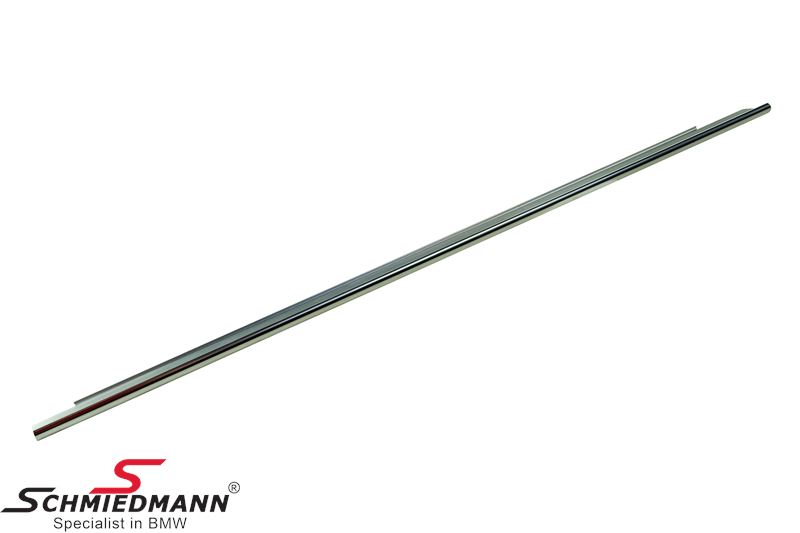 Rear window interior trim - Chrome, left side