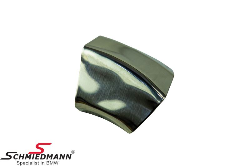 Interior armrest cover front, left side - Chrome 