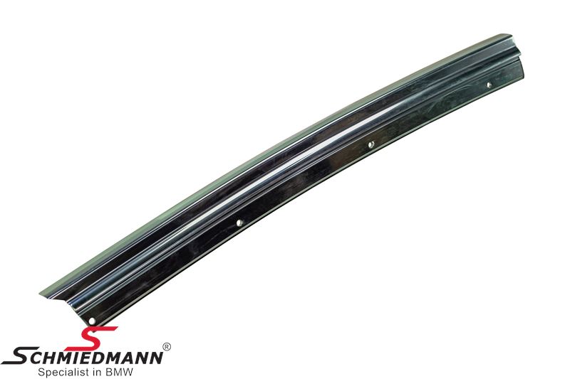 B-Pillar exterior trim - Chrome, right side