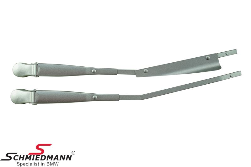 Wiperarm set, front - Silver