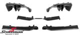 ING6061CLMOT2 BMW G61 -  Rear diffuser -Motorsport II- carbon look