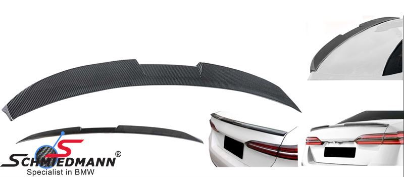 Rear spoiler lip -Airflow II- carbon look