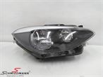 A66128 63117229672 63 11 7 229 672 7229672 BMW F20 -  Headlight R.-side complete without xenon/adaptive light