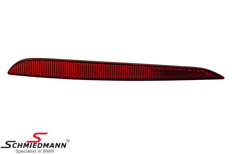 Reflector for rear bumper L.-side (For models with standard rear bumper)