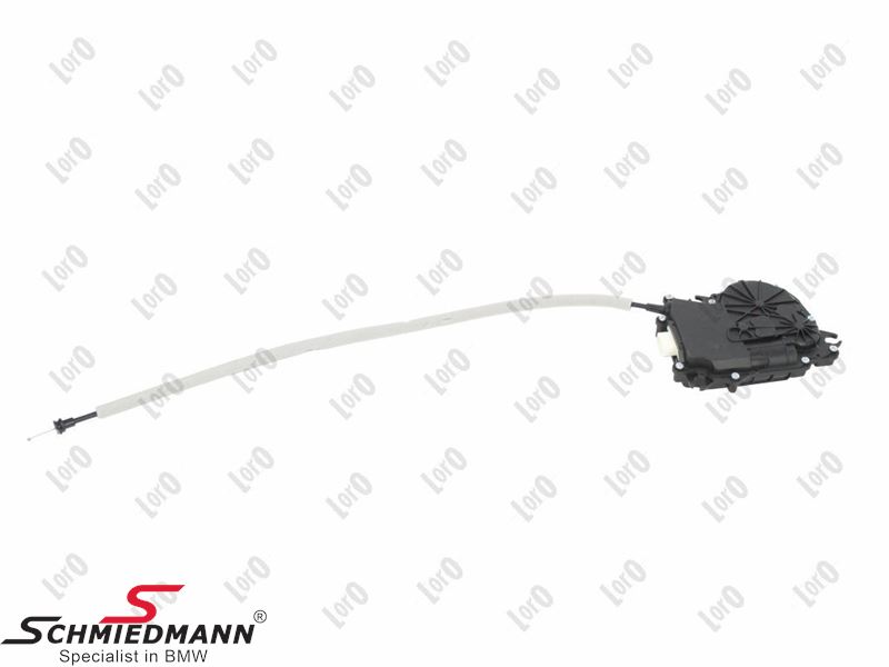 Trunk lock in trunk lid