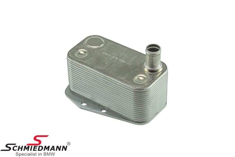Oil cooler for the engine oil