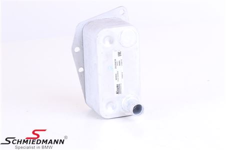 Oil cooler for the engine oil