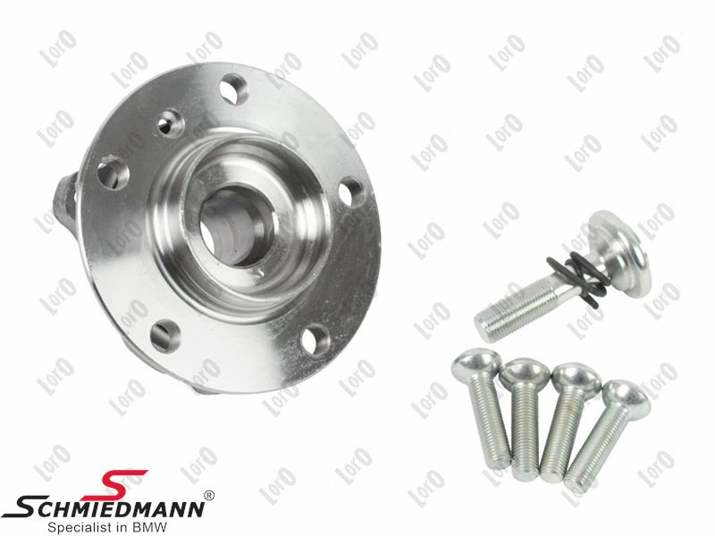 Wheel bearing with wheel hub - front, fits both sides