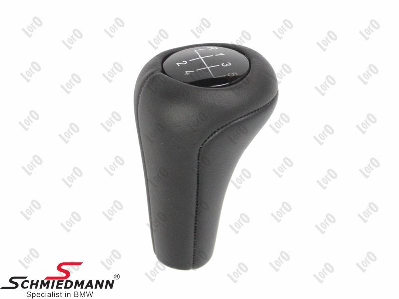 Gearhandle - black leather