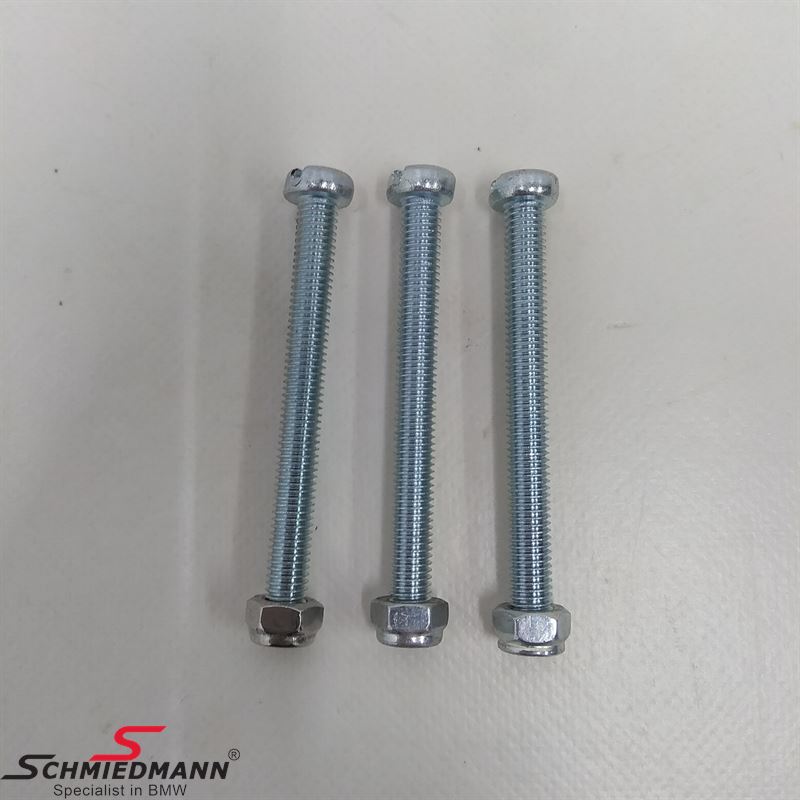 Bolt set for towbar plug
