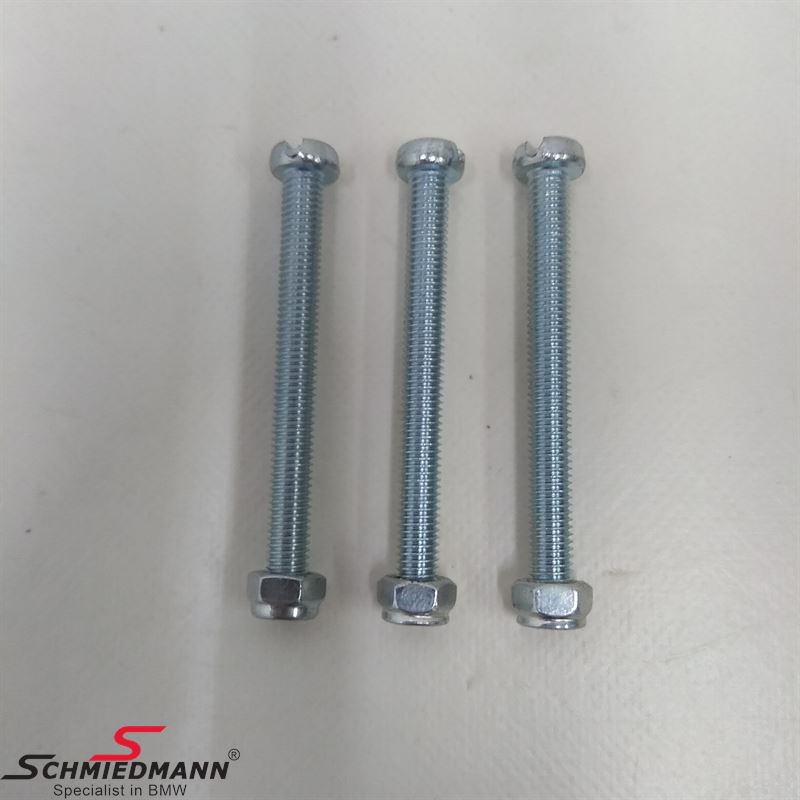 Bolt set for towbar plug