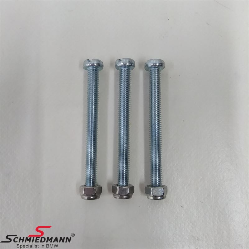 Bolt set for towbar plug