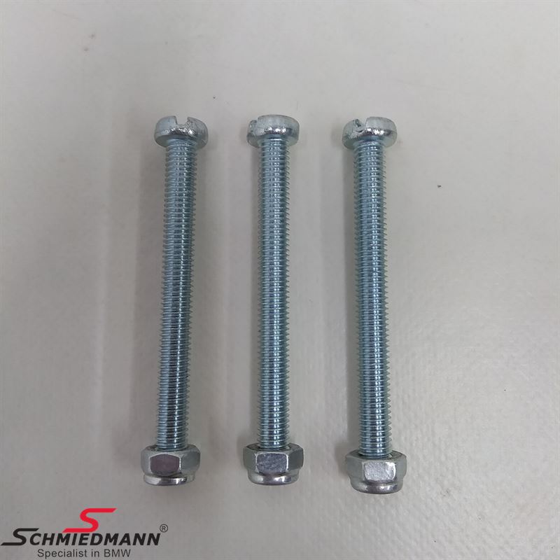 Bolt set for towbar plug