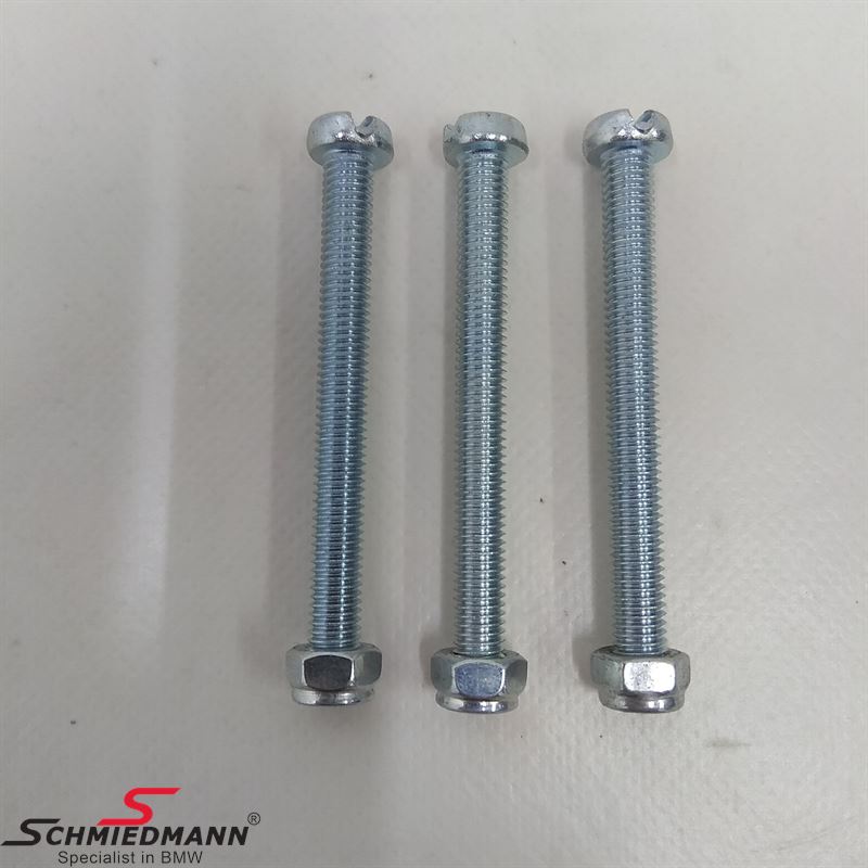Bolt set for towbar plug