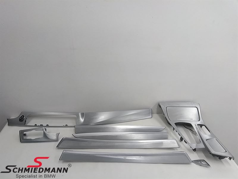 Interior molding set "ALU" for doors/center console and dashboard