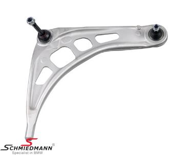 Wishbone right side front, lower, alloy without rubber mounting