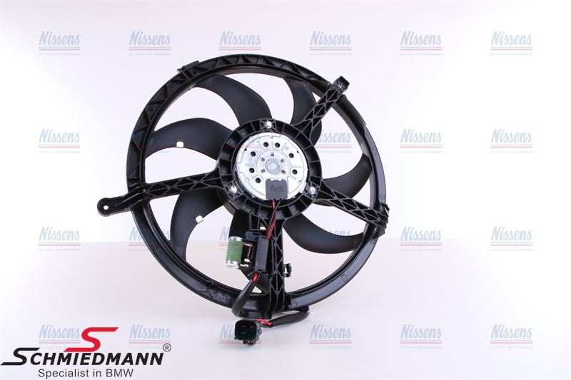 Radiator blower complete 350W