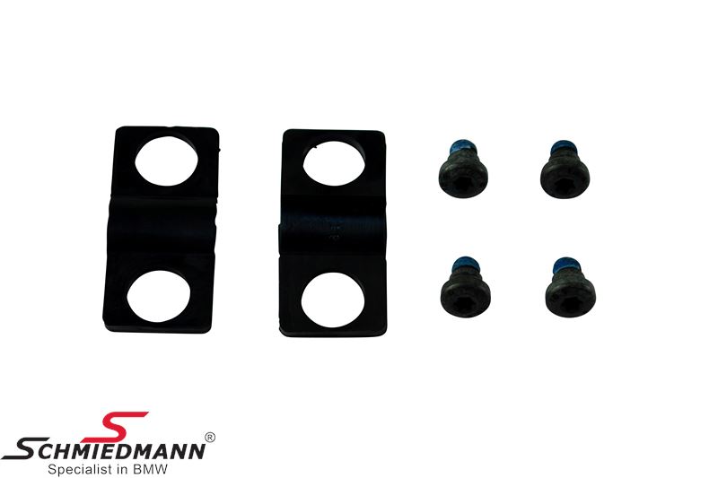 Guide bush for seat rails