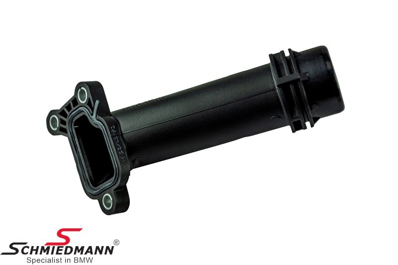 Flange for waterhose on the cylinder head