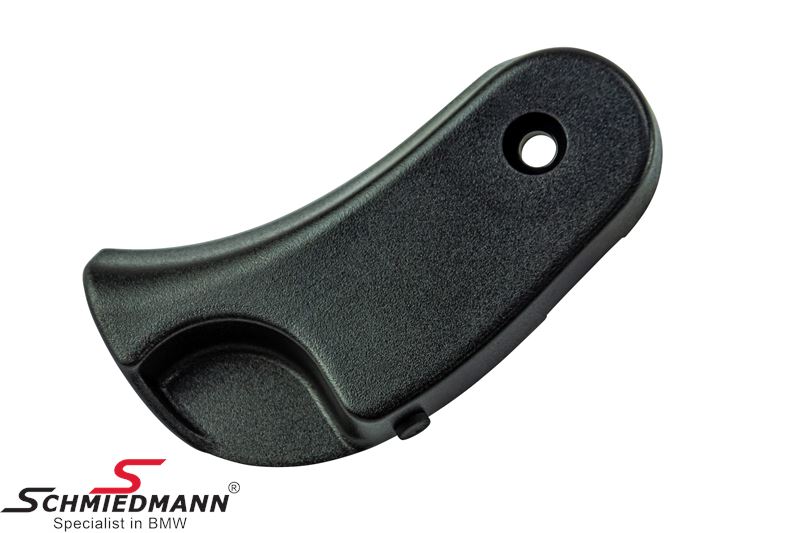 Handle inside for the hood