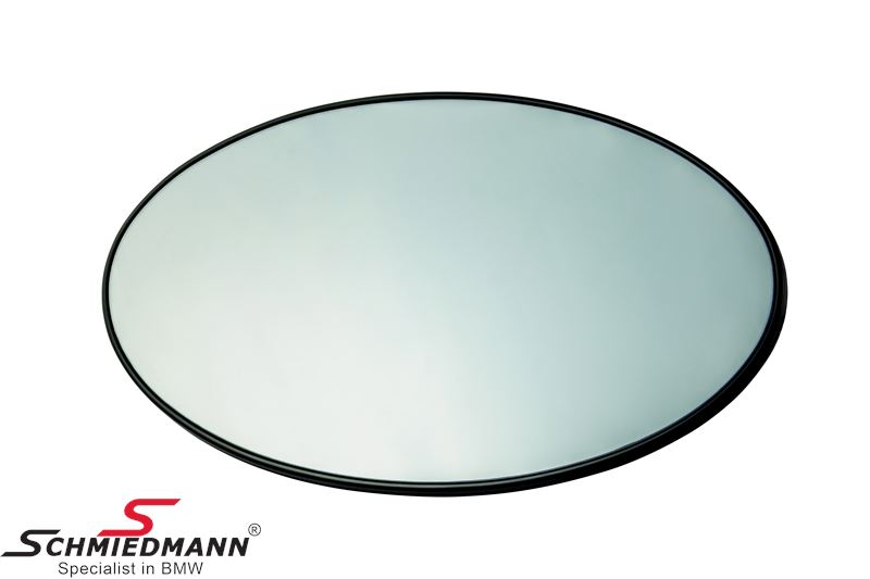 Side-view mirror glass convex and heated R.-side