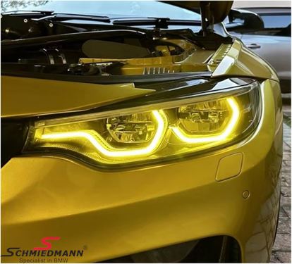 DRL module set for LED headlights - Yellow "High Version"
