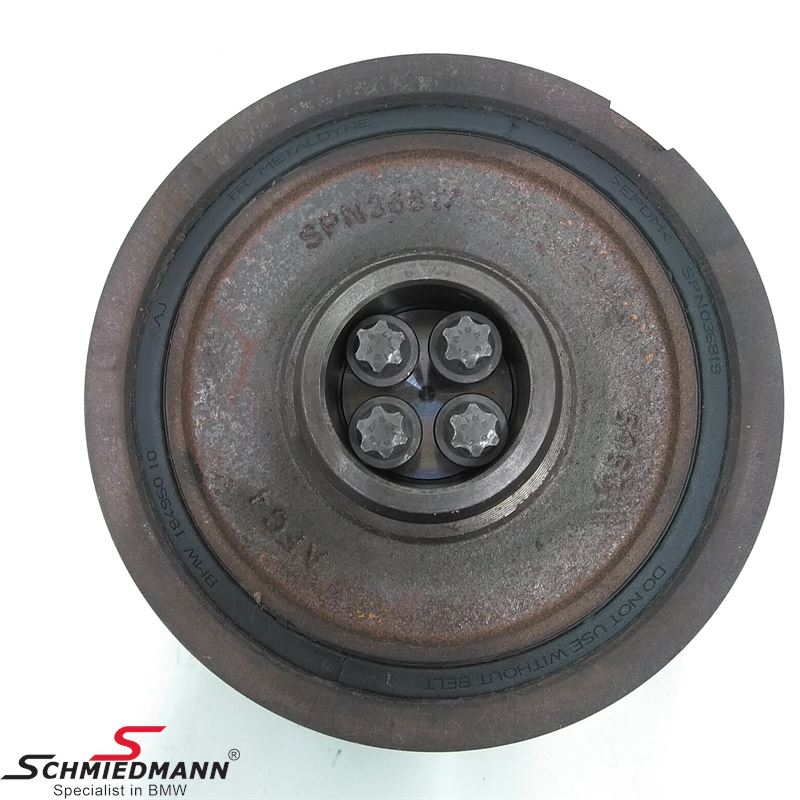 Vibration damper/belt pulley on the crankshaft 