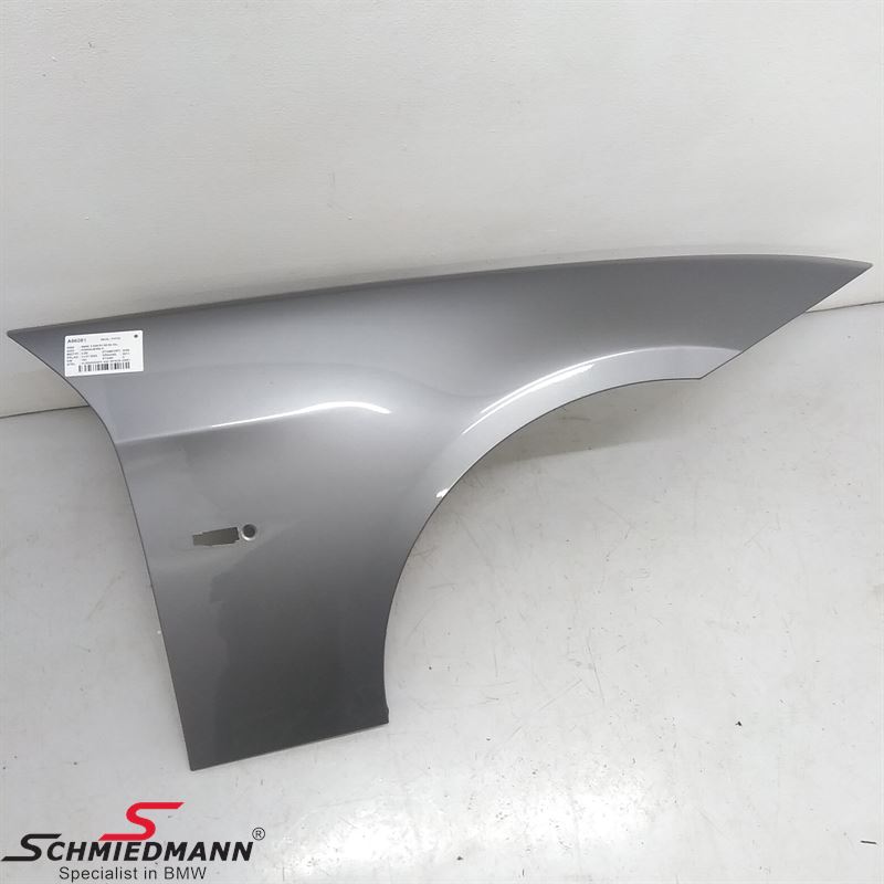 Sidefender front R.-side. Original BMW - A52 space-grey metallic