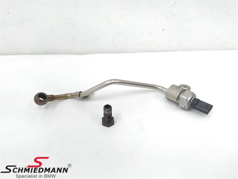 Pipe for exhaust pressure sensor