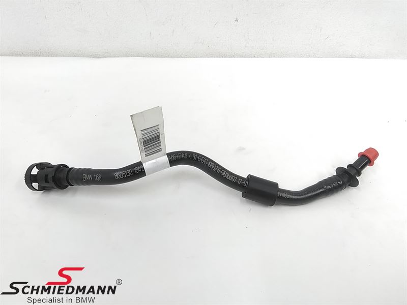 Vacuum pipe for brake servo unit