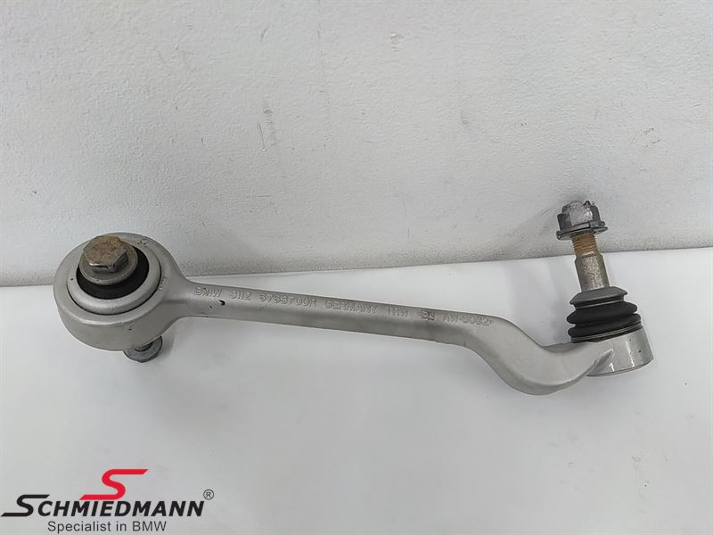 Wishbone with rubber mounting L.-side