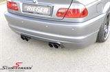 50113  Rieger rear skirt lip made for 4 x centered tailpipes 