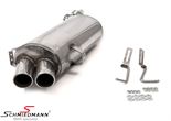 SCM828835R276  Schmiedmann stainless steel sport rear silencer 2XØ76MM 