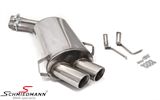 SCM828835R276  Schmiedmann stainless steel sport rear silencer 2XØ76MM 