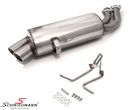 SCM828835R276  Schmiedmann stainless steel sport rear silencer 2XØ76MM 