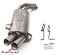 SCM828835R276  Schmiedmann stainless steel sport rear silencer 2XØ76MM 