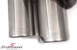 SCM828835R276  Schmiedmann stainless steel sport rear silencer 2XØ76MM 