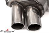 SCM828835R276  Schmiedmann stainless steel sport rear silencer 2XØ76MM 