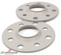 12318E  Wheel spacer set alloy silver anodized, Per axle 10MM (5MM each side/wheel) 4hole hubcentric - system 2, supplied without bolts