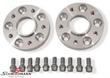 13099S  Wheel spacer set (hub 72,6MM) alloy, Per axle 60MM (30MM each side/wheel), hubcentric - system 4, supplied with bolts