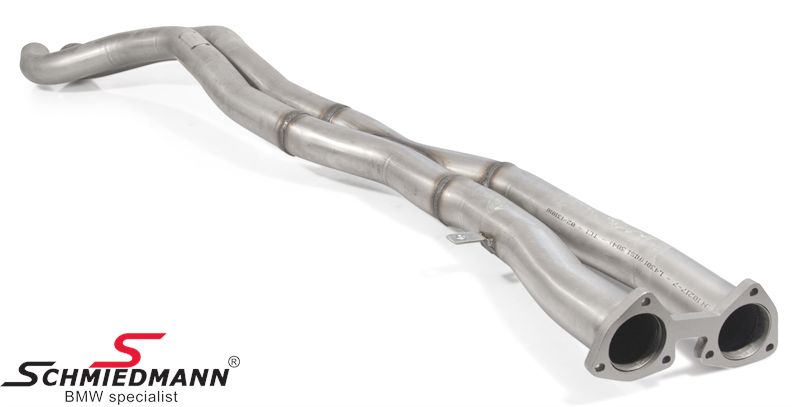 Schmiedmann rear middle-silencer replacement / X-pipes (from the cat to the rear silencer)