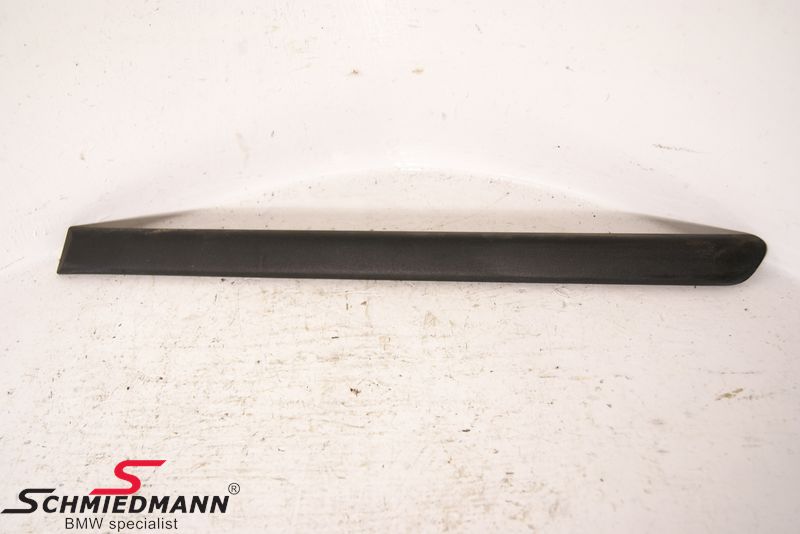 Moulding black rear fender middle L.-side