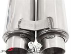 SCMR39276MMNR BMW E39 -  Schmiedmann chrom tailpipe with sharp cut (not rolled) double 2X76MM