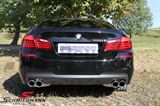 B5414.00904 BMW F10 -  Sports rear silencer set Eisenmann tailpipes round 4XØ90MM