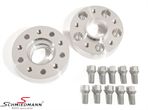 13334S BMW X5 (E53) -  Wheel spacer set (hub 72,6MM) alloy, Per axle 90MM (45MM each side/wheel), hubcentric - system 4, supplied with bolts