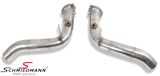 SCMDOPF10M5 BMW F10 -  Schmiedmann front catalyst replacements (downpipes) for race use only