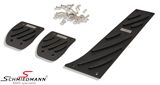 SCMMPEXSRHD  Schmiedmann alloy pedal set (RHD) black/black -Exclusive- with inserted logoplates