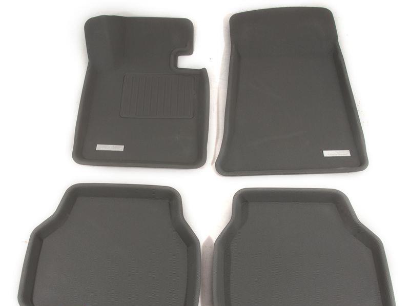 Golvmattor, lyxutgåva av gummigolvmattor, vattentätt gummi med höga kanter och SI-anti-slip-system (de glider inte), fram/bak original Schmiedmann -S