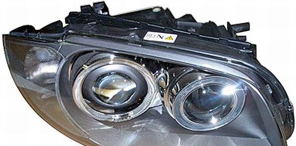 Strålkastare D1S/H8 Höger sida komplett bi-xenon / utan adaptivt ljus, original Hella 63117181290H BMW E81 E82 E87LCI E88